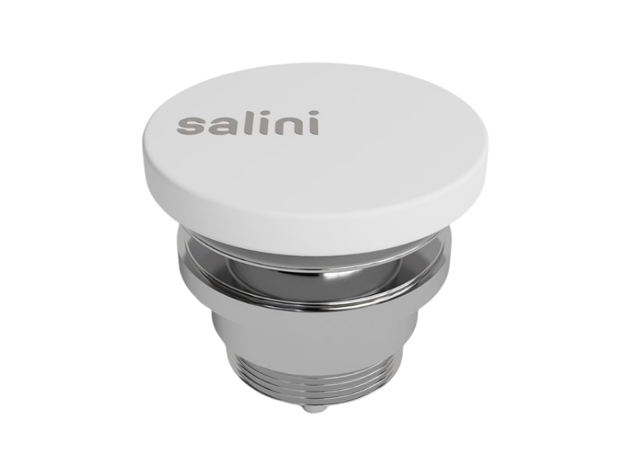 Клапан донный D604 S-Stone для раковины матовый белый (для MAREA) 