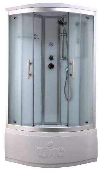 Душевая кабина Timo Standart T-6690 Silver Fabric душевая кабина (90*90*220) + парогенератор+хромоте