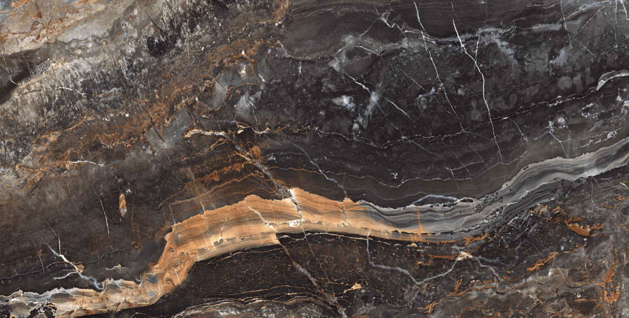 Керамогранит Neodom Ambassador Lawa Nero Carving 60x120 