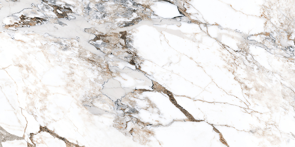 Керамогранит Vitra Marble-X Бреча Капрайа Белый Полированный 60х120