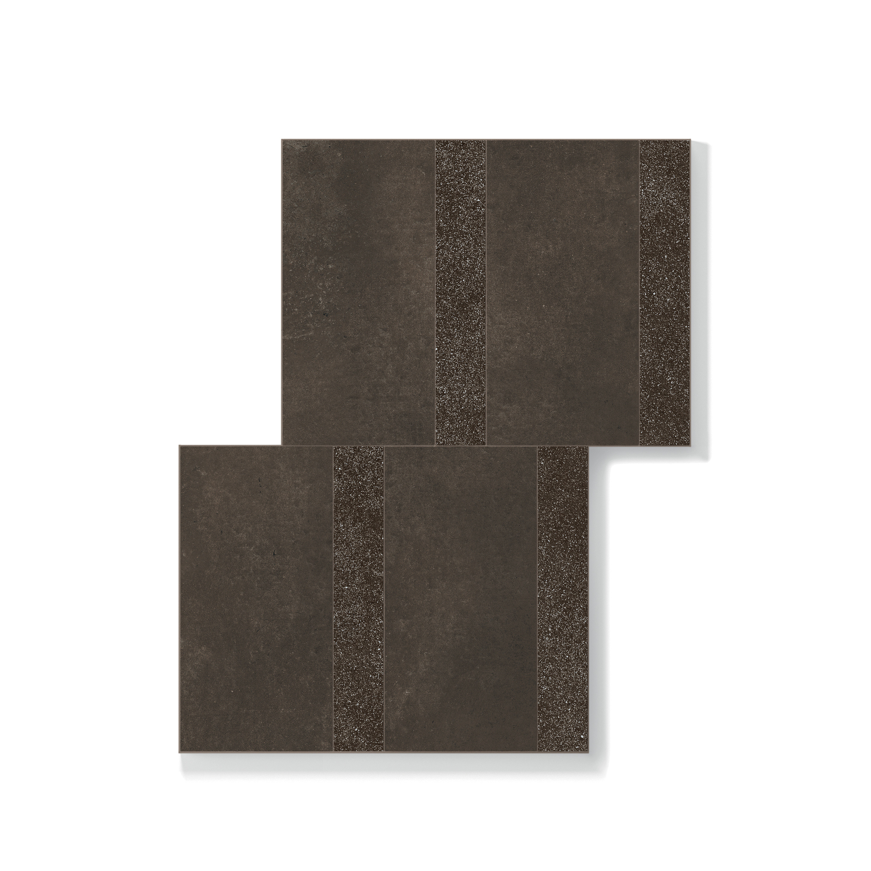 Керамогранит Florim Sensi Terre Carbone Mix Tavella e listello 30x40