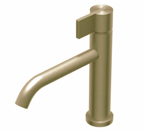 Смеситель д/р DOT316 ROUND нерж сталь шампань