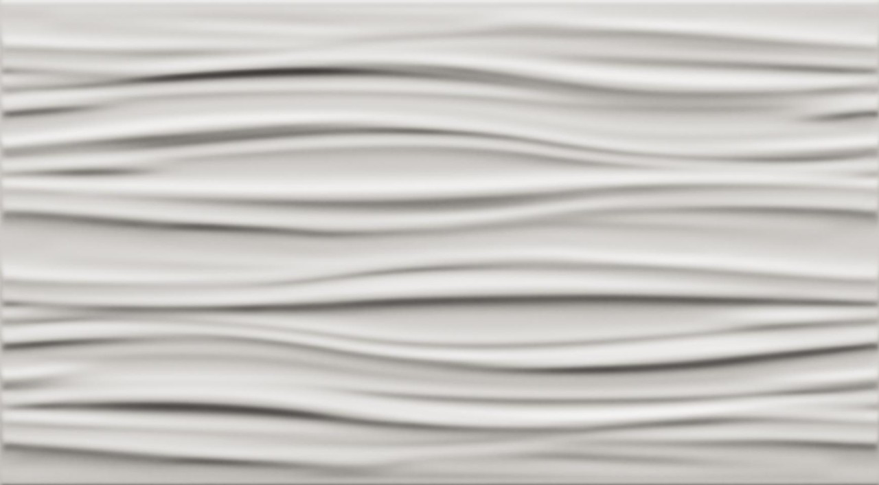 Керамическая плитка Atlas Concorde 3D White Curvy Matt 30.5x56