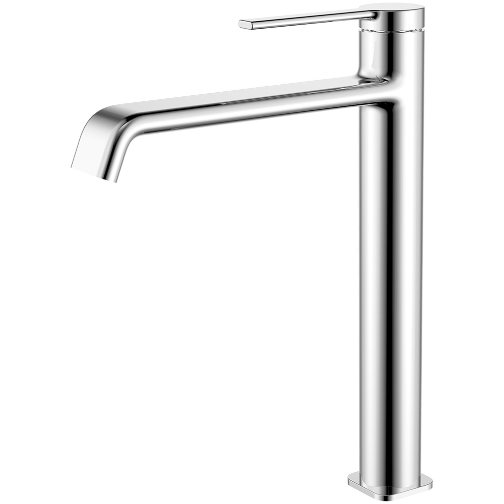 Смеситель для раковины AQUAme Asti AQM6414CR, высокий, хром