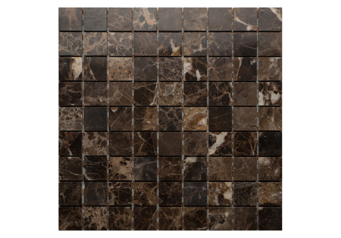 Каменная мозаика м EMPERADOR DARK POL 30x30х7 мм