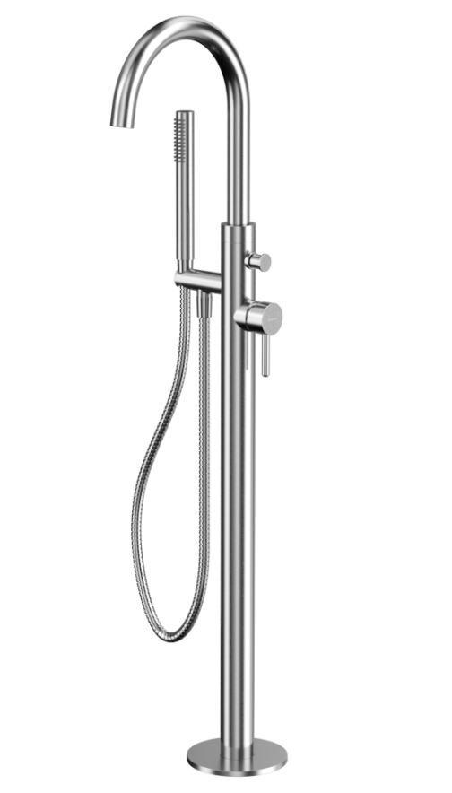 Смеситель для ванны отдельностоящий WHITECROSS Y Y1233NIB (брашированный никель)