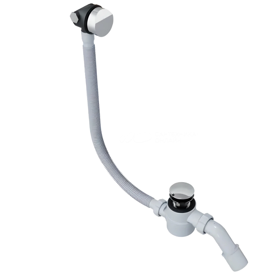 Слив-перелив с наполнением EXCELLENT Hover 60/80/100 см (хром)