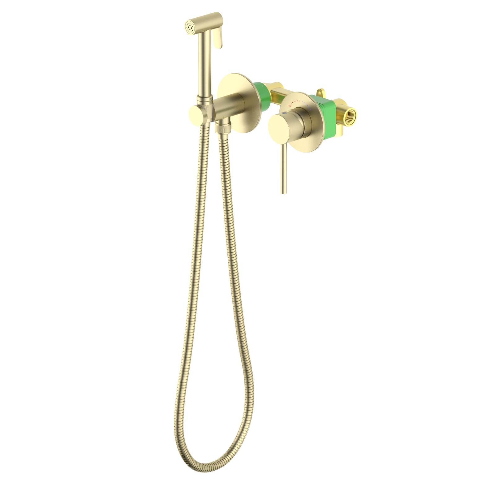 Гигиенический душ Saona 2339/17SM браш золото( с защитой от ожога)