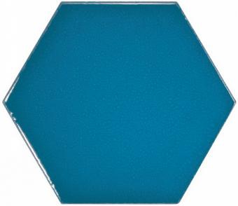 Керамическая плитка Equipe Scale Hexagon Electric Blue 10,7*12,4 