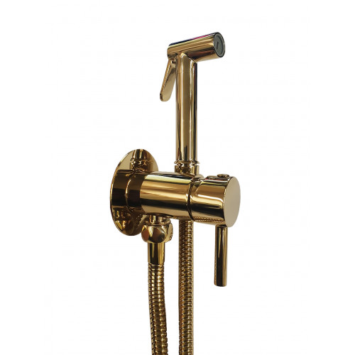 ZDUP110HG Набор гигиенического душа со смесителем TWEET ROUND Paffoni (золото)