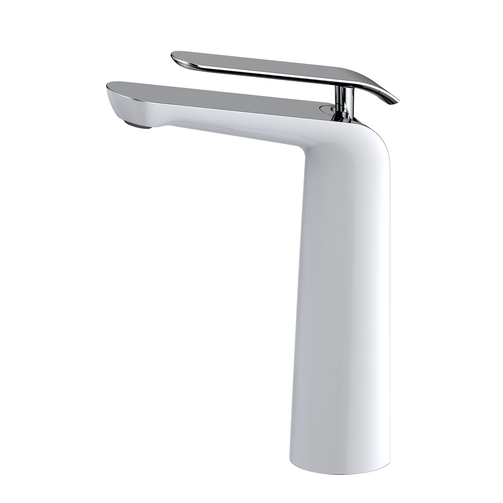 Смеситель д/р Olivia 3211/00-16F хром-белый(раковина-чаша)