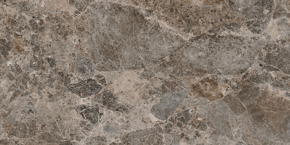 Керамогранит Vitra MarbleS Эмперадор Коричневый Лаппато R9 60х120 