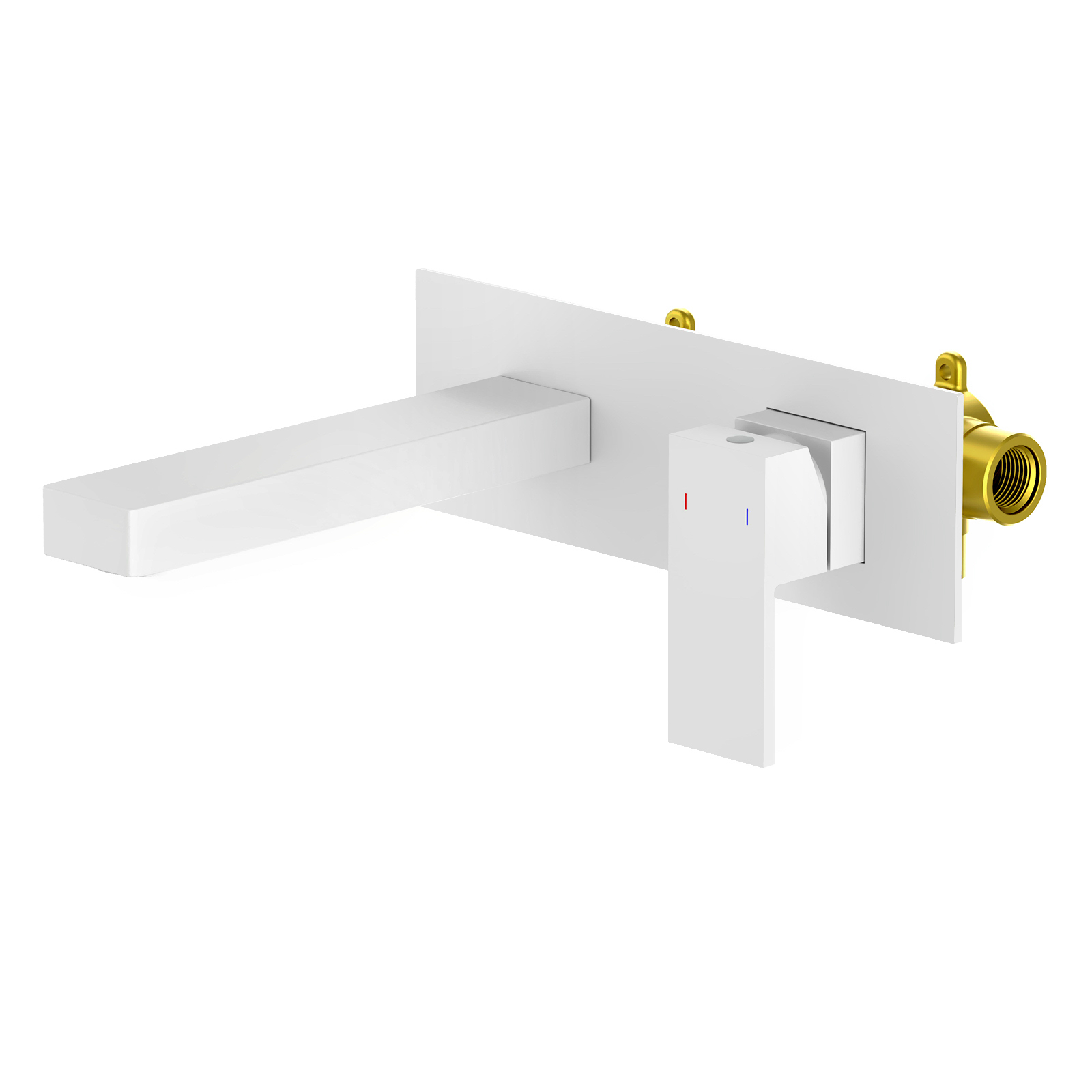 Смеситель д/р встраиваемый Selene 2071/16SM белый матовый