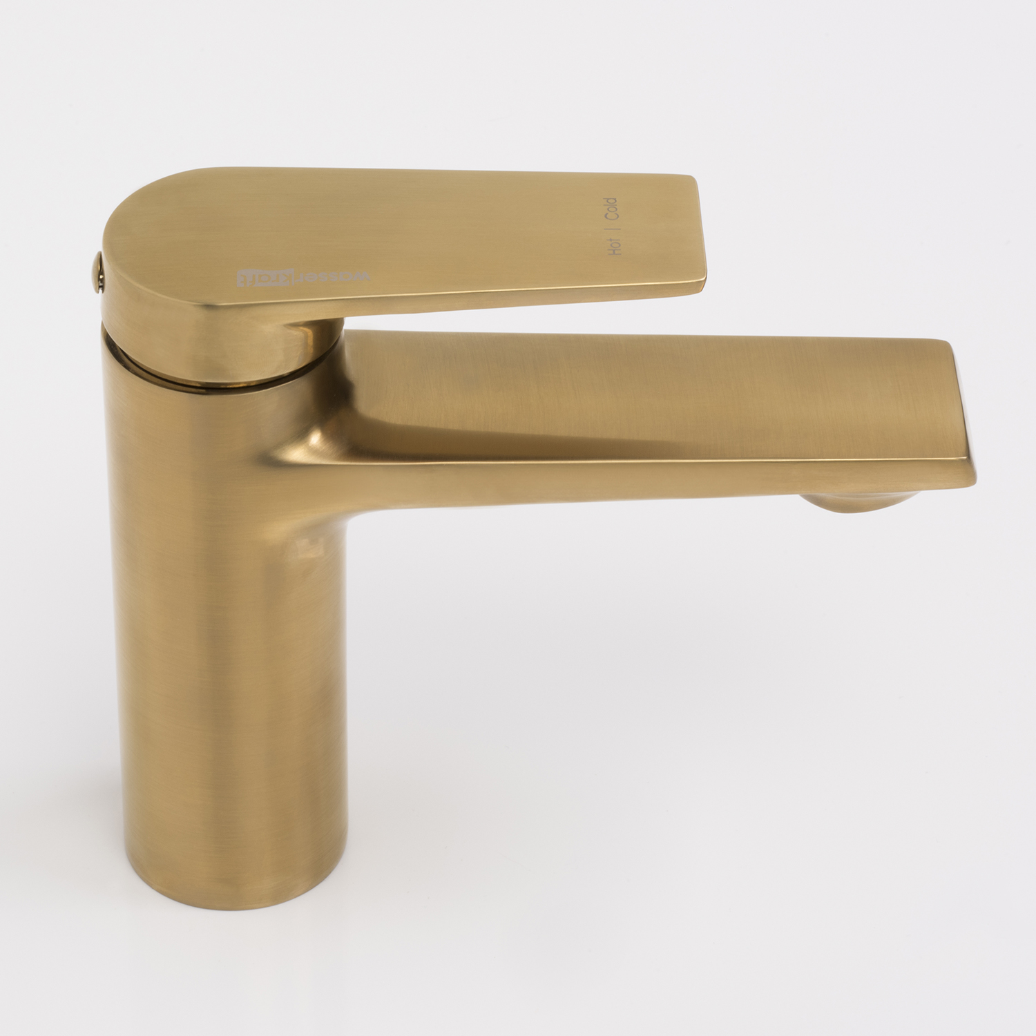 Смеситель д/р Aisch, PVD матовое золото