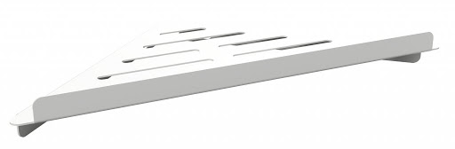 Мыльница WHITE угловая, белая, 102308264