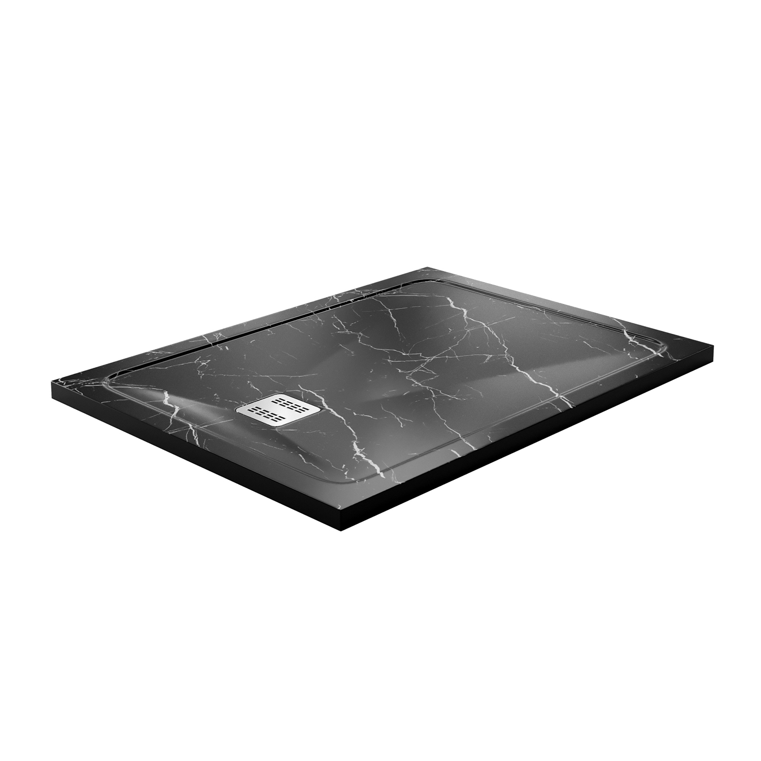 Душевой поддон из искусственного камня Neime 19T07 1200*900*40 мм, чёрный мрамор