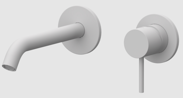 Смеситель д/р встраиваемый X SYLE X15PLBO белый матовый