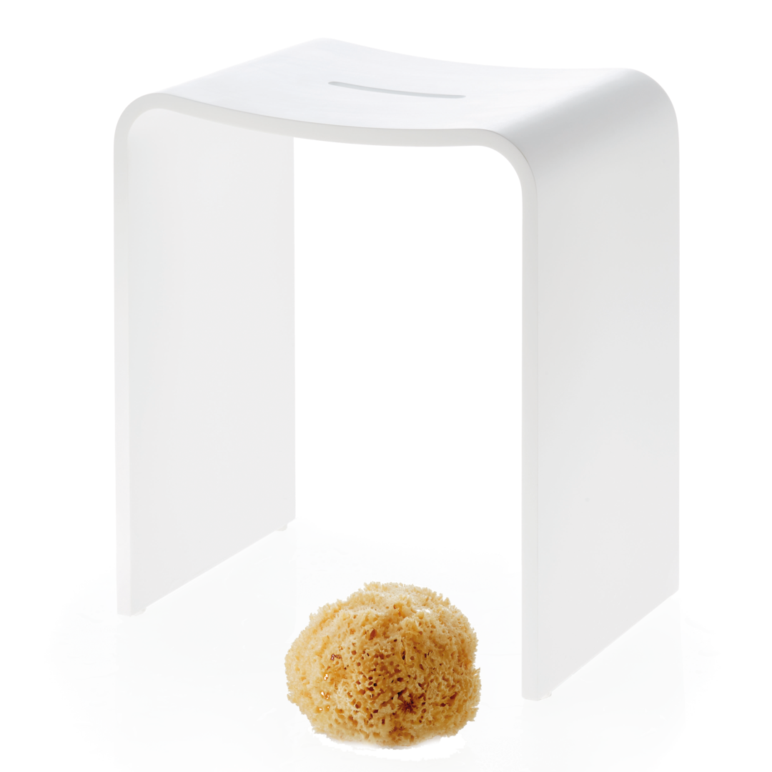 Decor Walther  0974750 - STONE STOOL     Душевая табуретка Белый