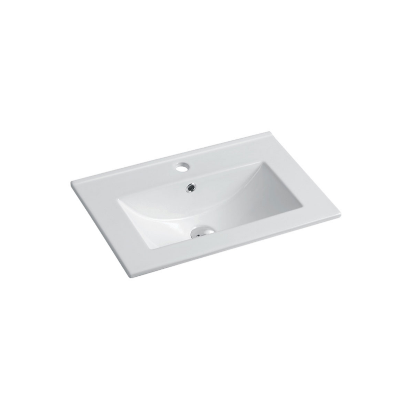 Раковина VINCEA VBS-13960S1 керамическая, цвет белый
