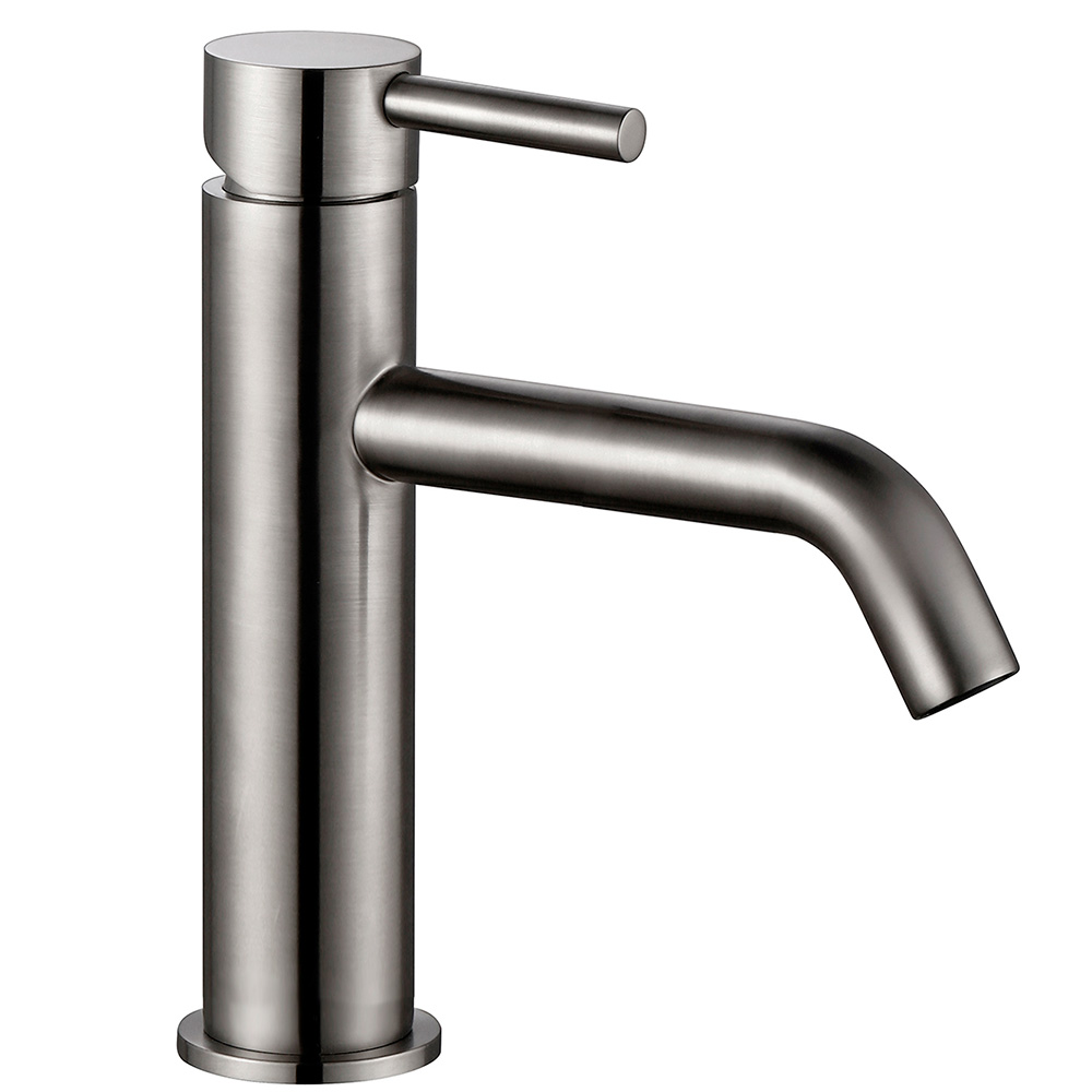 Смеситель для раковины AQUAme Siena AQM6210GM, оружейная сталь