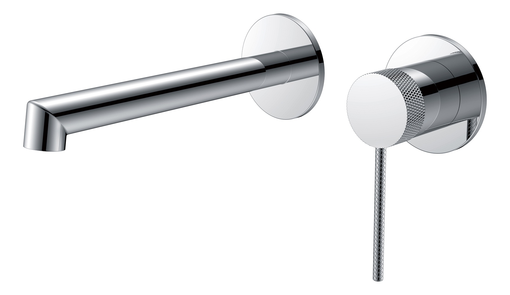 Смеситель для раковины встраиваемый Vincea Rim VBFW-2RM1CH, хром