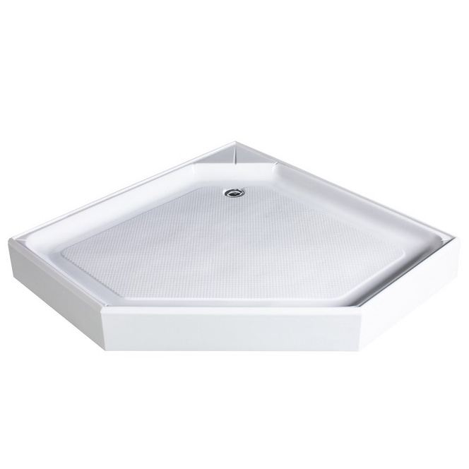 Душевой поддон Isen 26T11, акрил, пятиугольный, 900х900х175мм, белый
