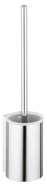 KEUCO (Plan) Ершик настенный в комплекте с белой пластиковой колбой, хром, арт. 14972 010100