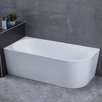 Ванна акриловая Vincea VBT-402-1700L, 1700*800*580, цвет белый, левая, щелевой перелив