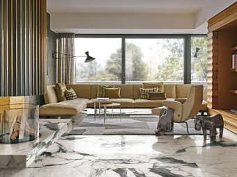 Керамогранит Les Bijoux De Rex Calacata Altissimo Blanc Glossy 120x280