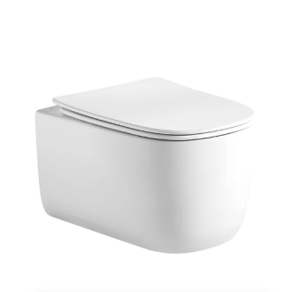 Унитаз подвесной Grossman Thin Rim GR-5605SQ, безободковый, белый