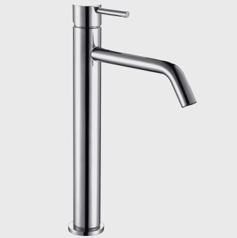 Смеситель для раковины AQUAme Siena AQM6214CR, высокий, хром