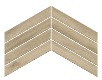 Керамогранит Fusion Oak Golden Chevron Ret 7.5х45