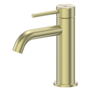 Смеситель ABBER Wasser Kreis 316 AF8110BG для раковины, золото брашированное