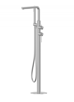 Смеситель ABBER Emotion 316 AF8815BST напольный для ванны, сталь брашированная