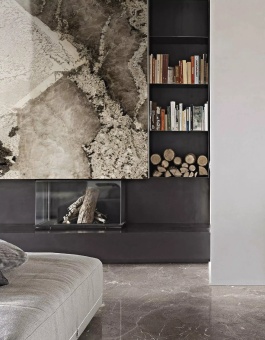 Керамогранит HERITAGE FLAME GLOSSY 6MM 120X280 R