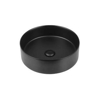 Раковина керамическая Vincea VBS-316MB, 405*405*130, цвет чёрныё