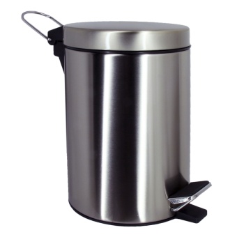 Ведро для мусора 3 литра WASSERKRAFT K-633NICKEL никель