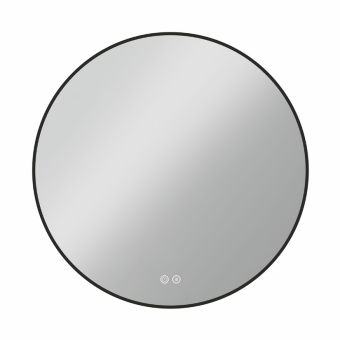 Зеркало LED VLM-3DE800B-2 800×800 c сенсорным выключателем и диммером, с функцией антизапотевания