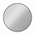 Зеркало LED VLM-3DE800B-2 800×800 c сенсорным выключателем и диммером, с функцией антизапотевания