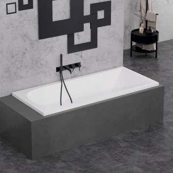 Ванна ALBA SPA IMPERO 180х80+Панель фронт.L180+панель бок.L80+каркас