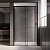 Душевая дверь VECONI PREMIUM TRENTO PTD-40B 140x200 профиль черный матовый, доводчик