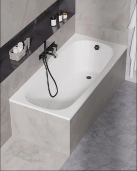 Ванна ALBA SPA SEVILLA 160х70+Панель фронт.L160+панель бок.L70+каркас
