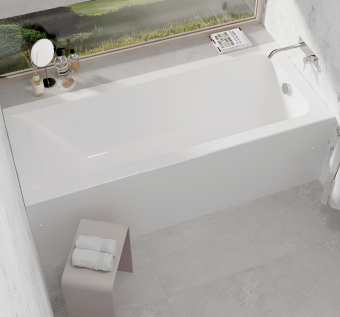 Ванна ALBA SPA MERRY 170х70+Панель фронт.L170+панель бок.L70+каркас