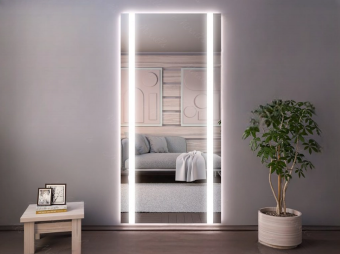 Зеркало Ligero XL 1600ш*950в с подсветкой 4000К (нейтральная) сенсор движения