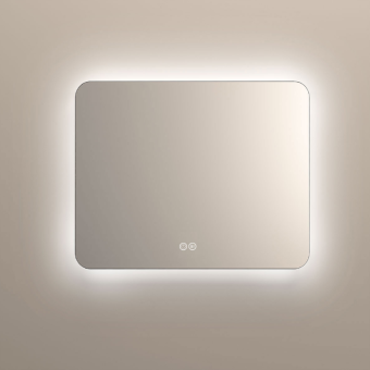 Зеркало LED VLM-3BE100 1000×800 c сенсорным выключателем и диммером