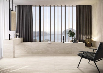Керамогранит Authentic Luxe Pearl Travertine Silk120X280 Италия
