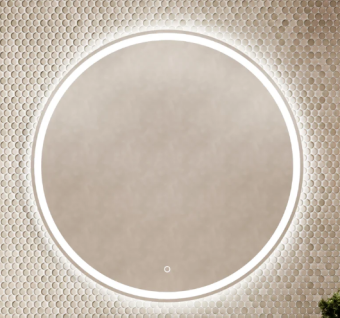 Зеркало SANCOS BELLA, круглое, d80 см, LED подсветка; сенсорный выключатель, арт. BE800