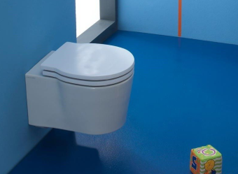 Унитаз подвесной детский BUCKET 400х290, ECO, цвет белый 8815