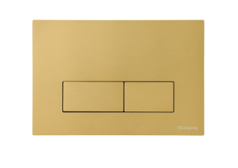Кнопка смыва TECEspring S, арт. S240511, нержавеющая сталь, gold PVD