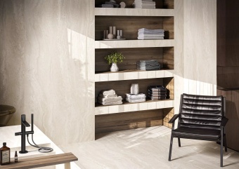 Керамогранит Florim Authentic Luxe Pearl Travertine Silk 6мм 60x120